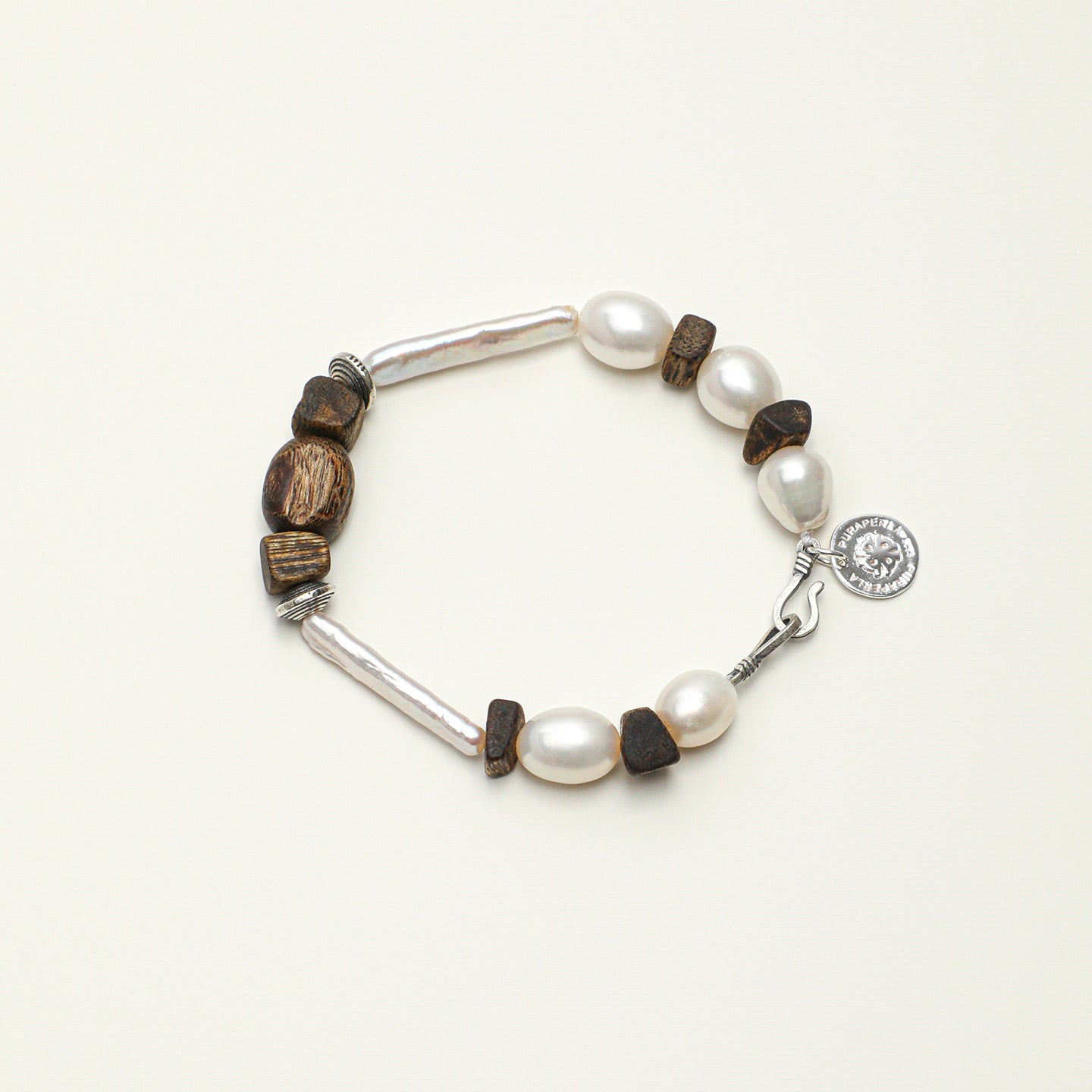 Agarwood Freshwater Pearl Bracelet PS2508297 main product image
