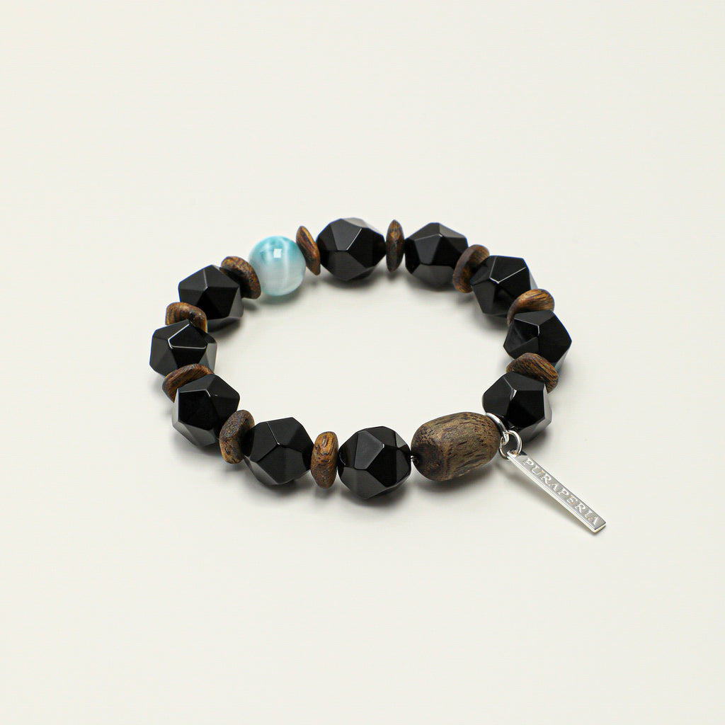 Faceted Agate & Agarwood Bracelet main product image