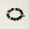 Agate Black Rutilated Quartz Bracelet PS2508296 main product image