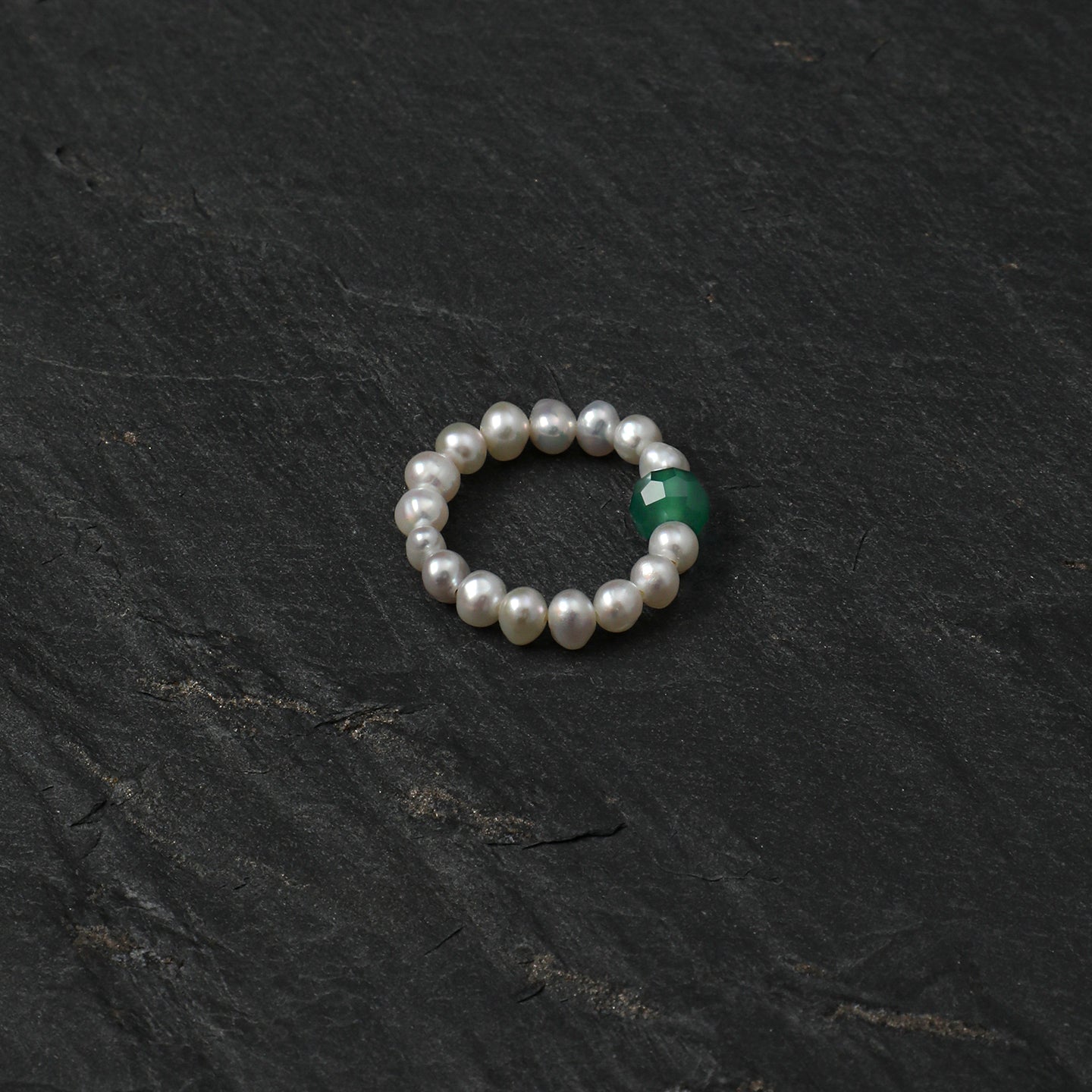 Agate Freshwater Pearl Ring PS2508118 main product image