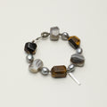 Agate Tiger's Eye Baroque Freshwater Pearl Bracelet PS2508281 main product image