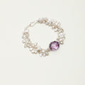 Amethyst Baroque Freshwater Pearl Bracelet PS2508301 main product image