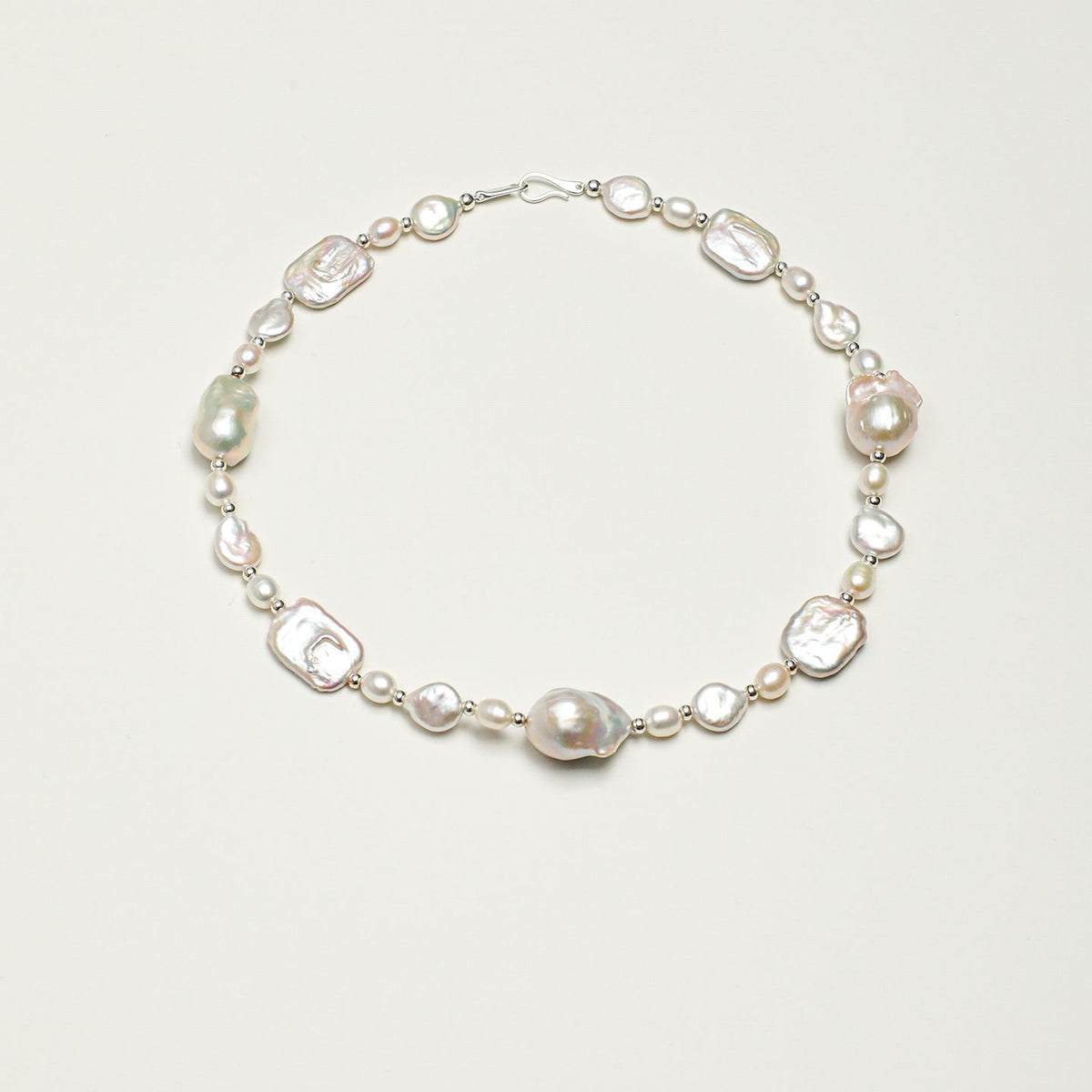 Baroque Pearl Necklace - Mixed Shapes - product photograph