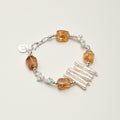Citrine Baroque Freshwater Pearl Bracelet PS2508240 main product image