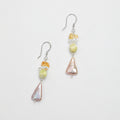 Citrine Clear Quartz Baroque Freshwater Pearl Earrings PS2508052 main product image