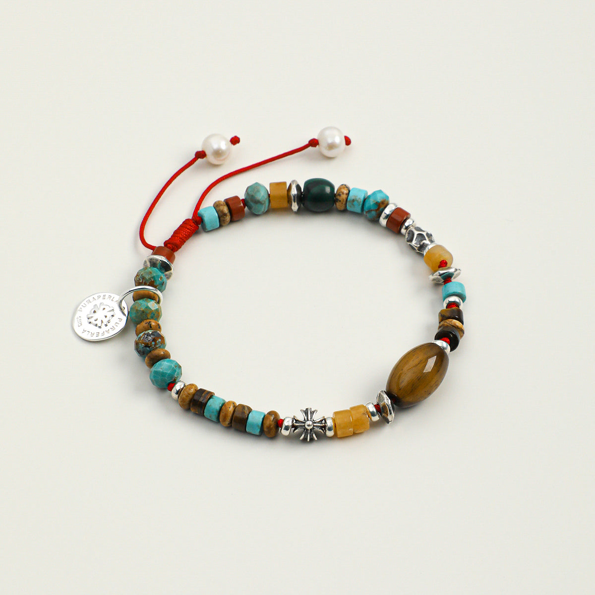 Citrine, Malachite & Tiger's Eye Bracelet main product image