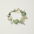 Citrine Prehnite Baroque Freshwater Pearl Bracelet PS2508279 main product image