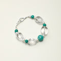 Clear Quartz Amazonite Freshwater Pearl Bracelet PS2508248 main product image