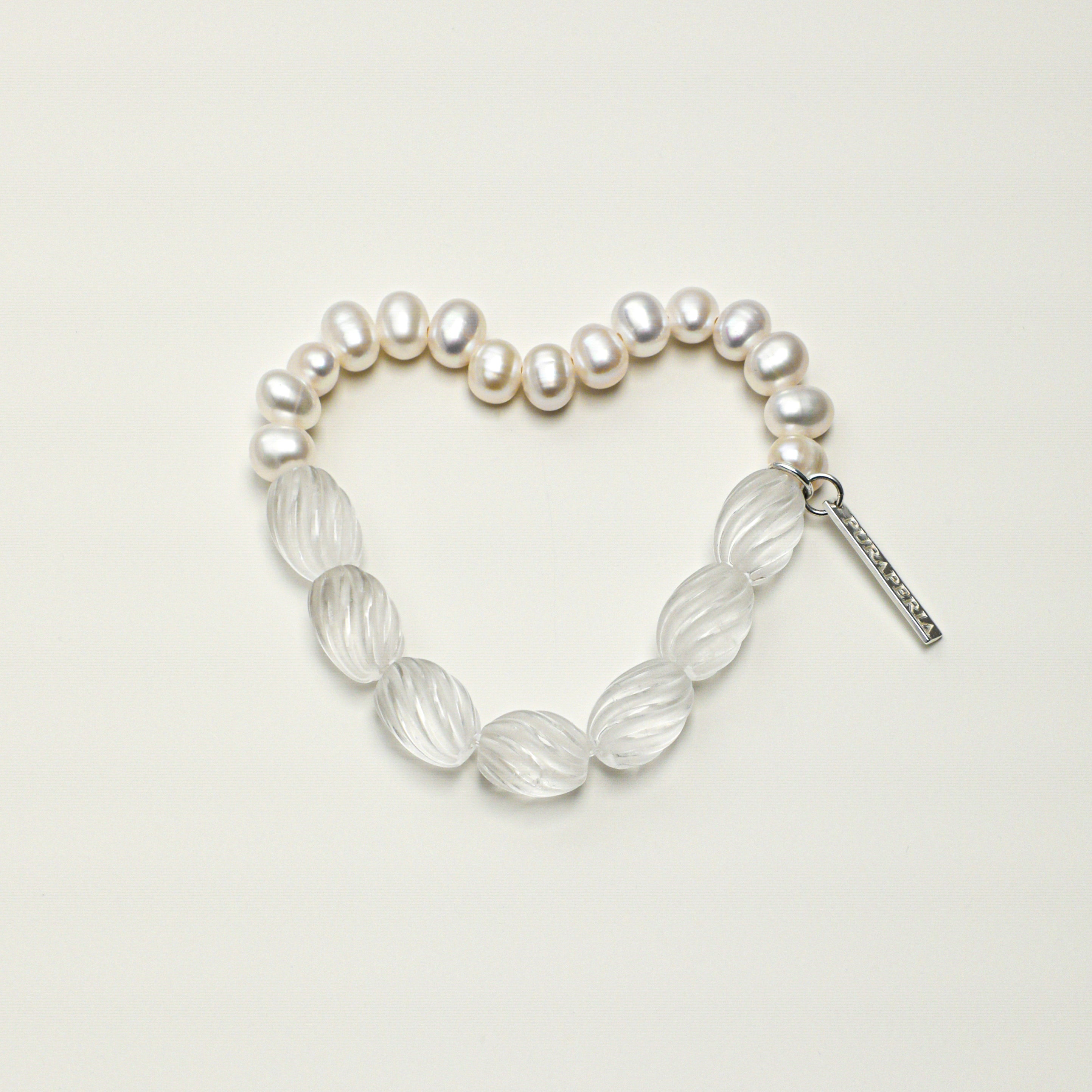 Clear Quartz Freshwater Pearl Bracelet PS2508217 main product image