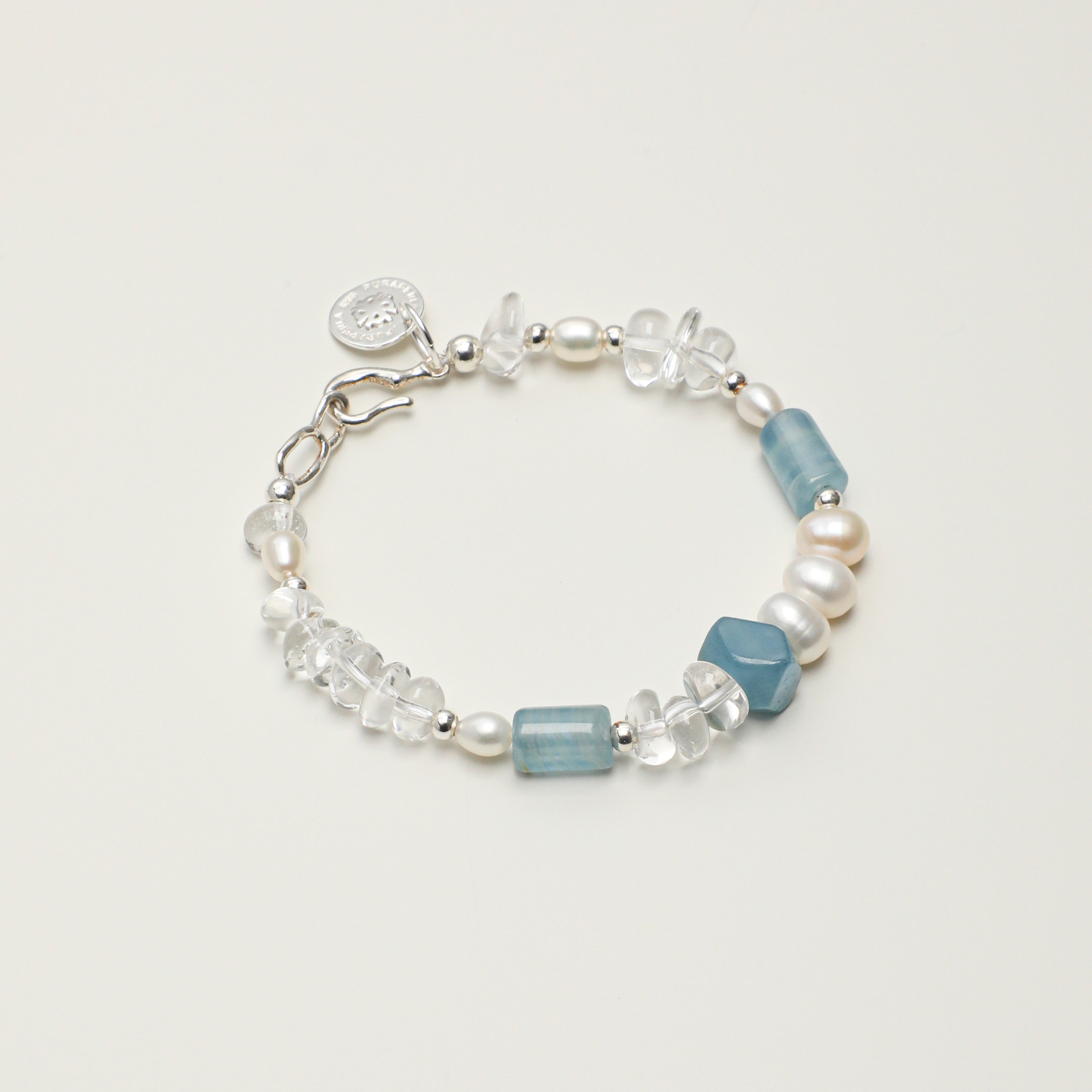 Clear Quartz Freshwater Pearl Bracelet PS2508258 main product image