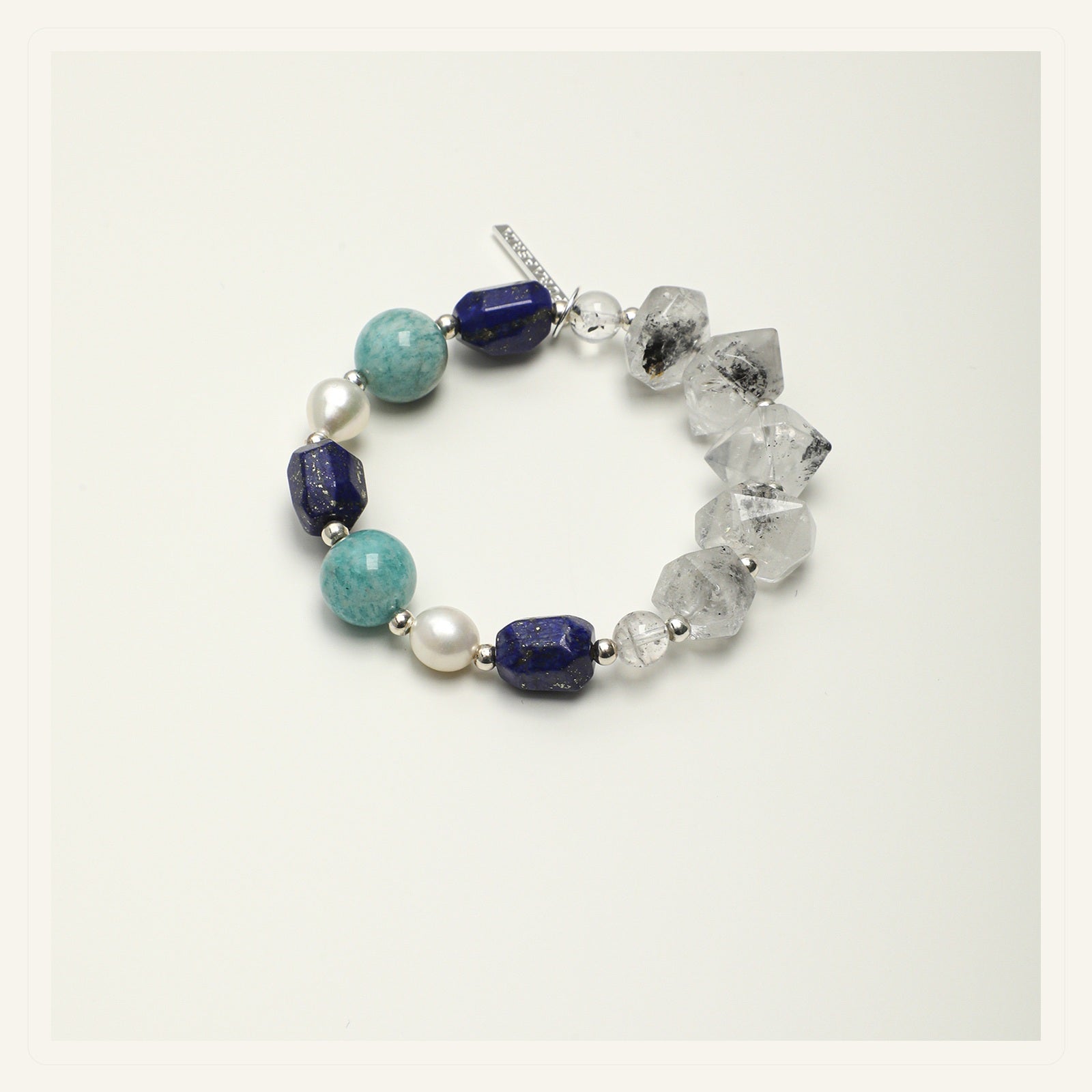 Deep Indigo Lapis Amazonite Bracelet