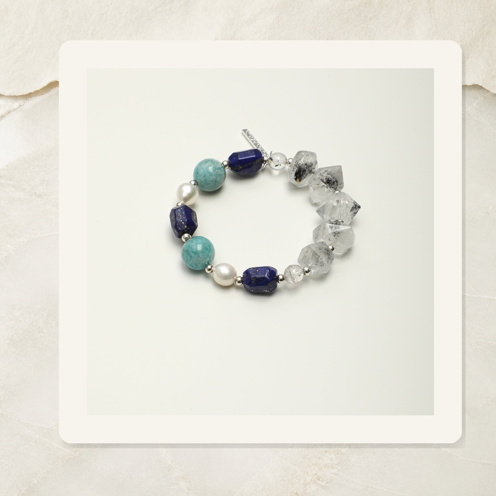 Deep Indigo Lapis Amazonite Bracelet