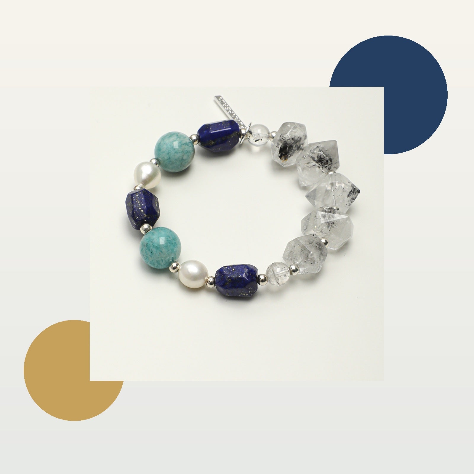 Deep Indigo Lapis Amazonite Bracelet