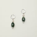 Dendritic Agate Freshwater Pearl Earrings PS2508168 main product image