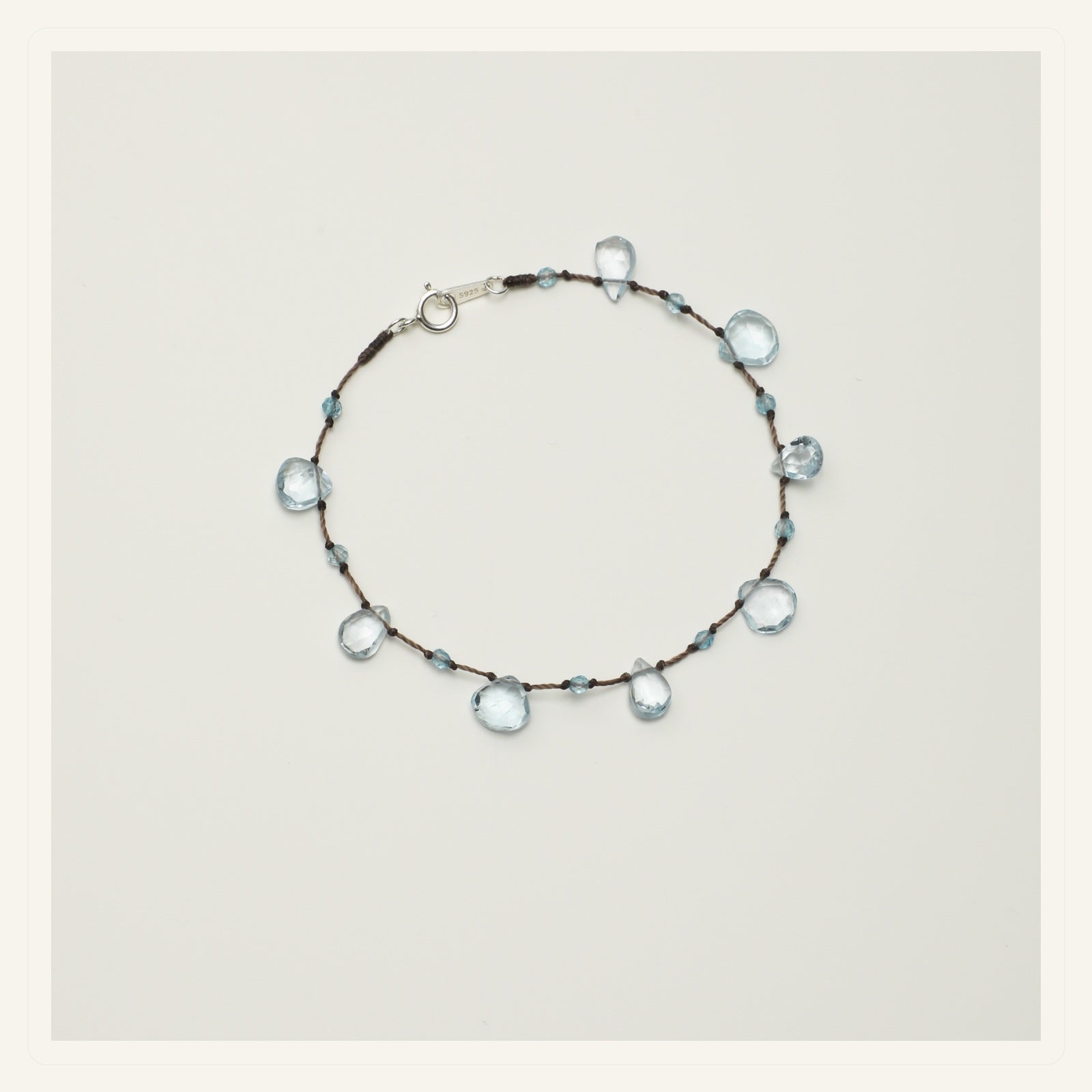 Glacier Blue Topaz Bracelet