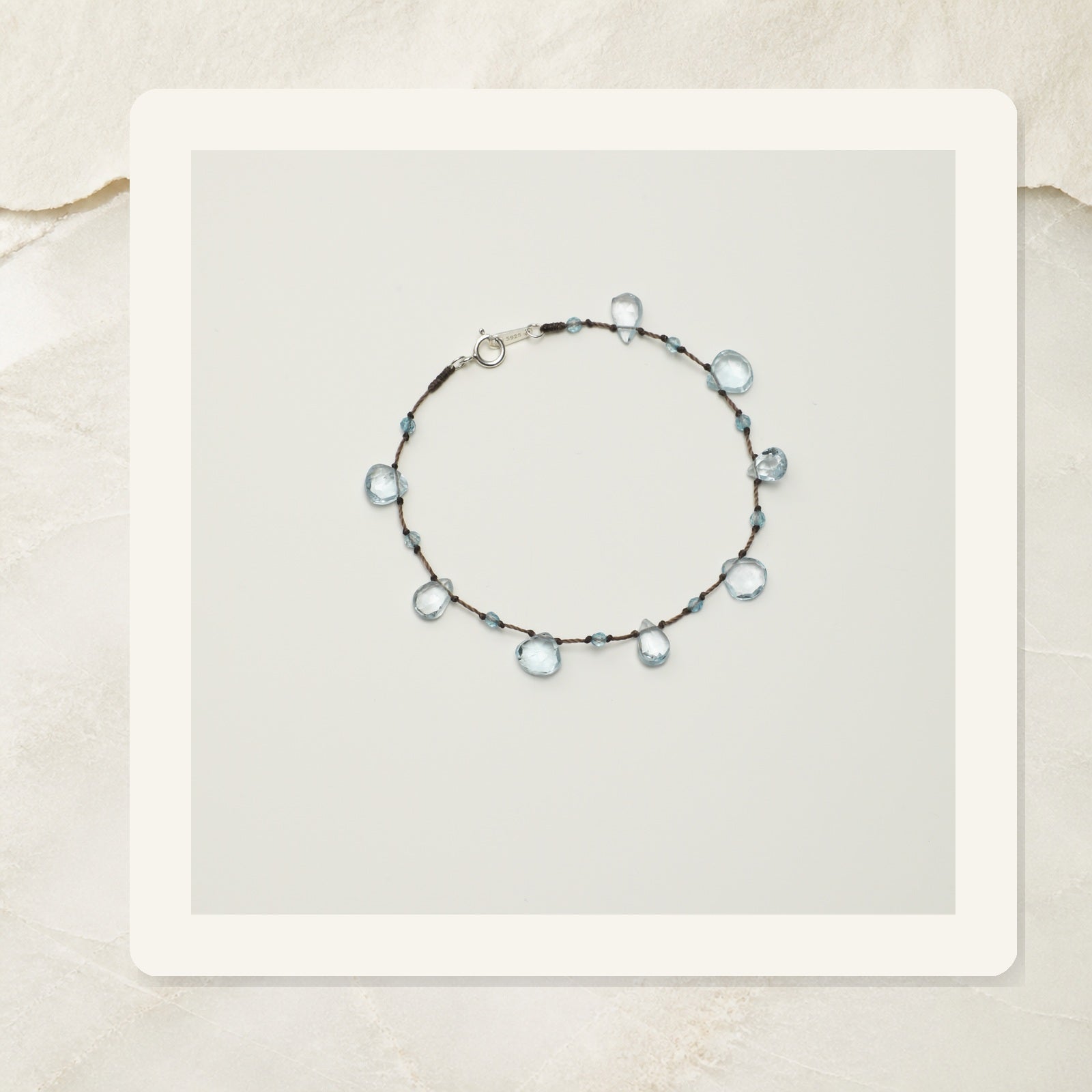 Glacier Blue Topaz Bracelet