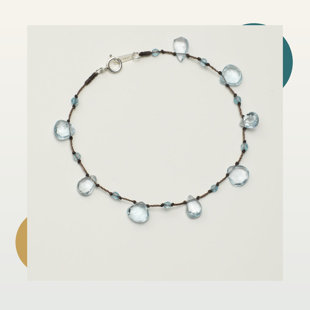 Glacier Blue Topaz Bracelet