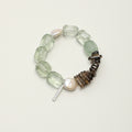 Green Quartz Baroque Freshwater Pearl Bracelet PS2508307 main product image