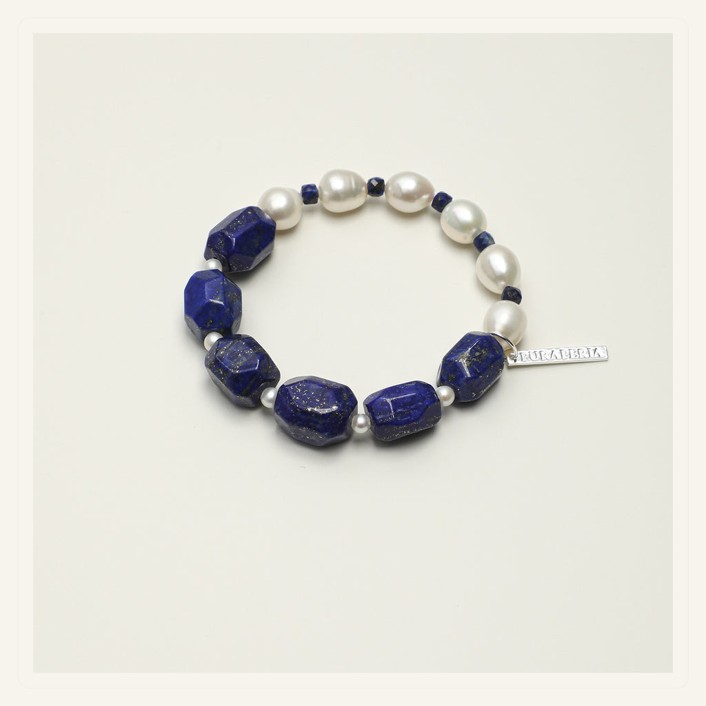 Indigo Tide Lapis Lazuli Bracelet