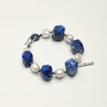 Lapis Lazuli Baroque Freshwater Pearl Bracelet PS2508176 main product image