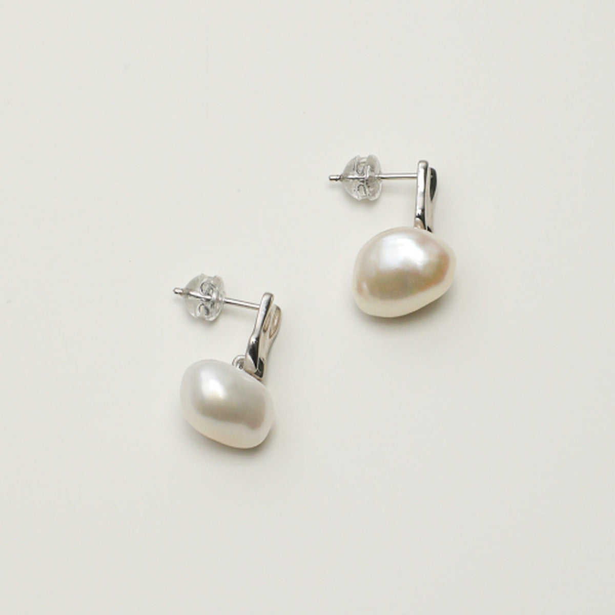 Moonlit Baroque Pearl Earrings product view on a clean neutral background
