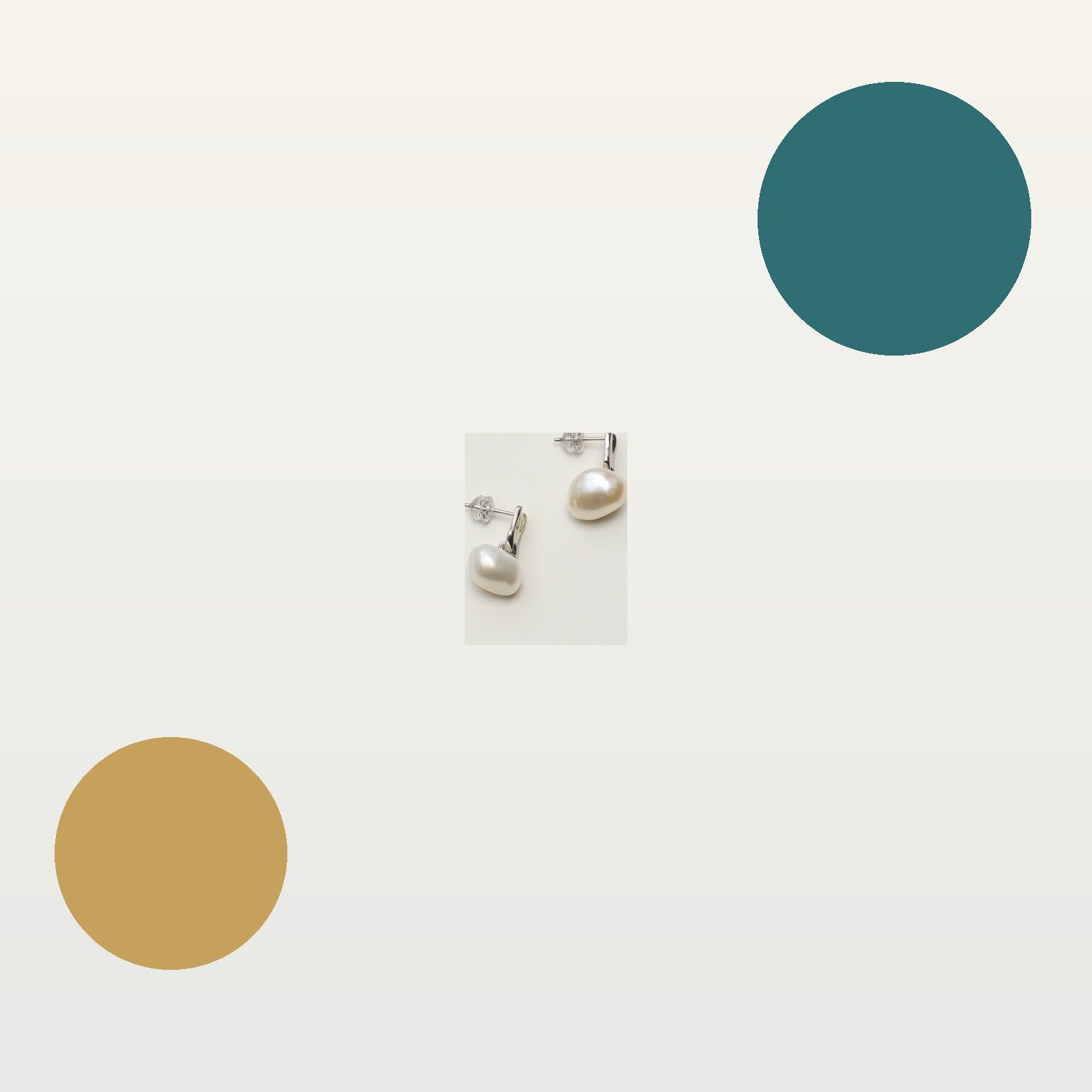 Moonlit Baroque Pearl Earrings
