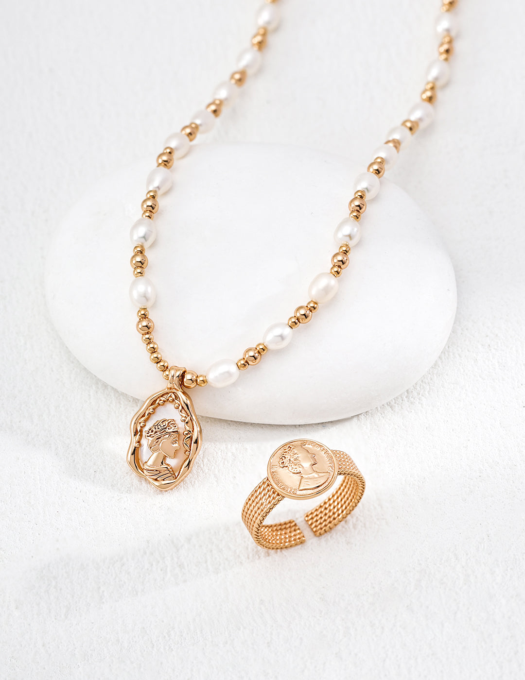 Portrait Medallion Necklace