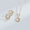 Pearl and openwork pendant necklace product video