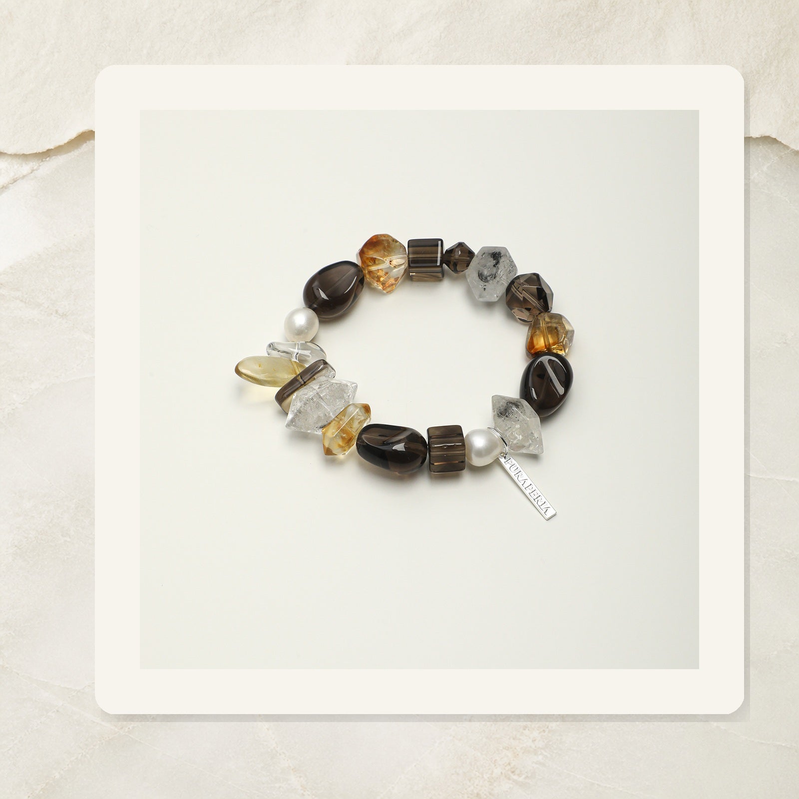 Smoky Citrine Mixed Stone Bracelet
