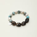 Smoky Quartz Baroque Freshwater Pearl Bracelet PS2508236 main product image