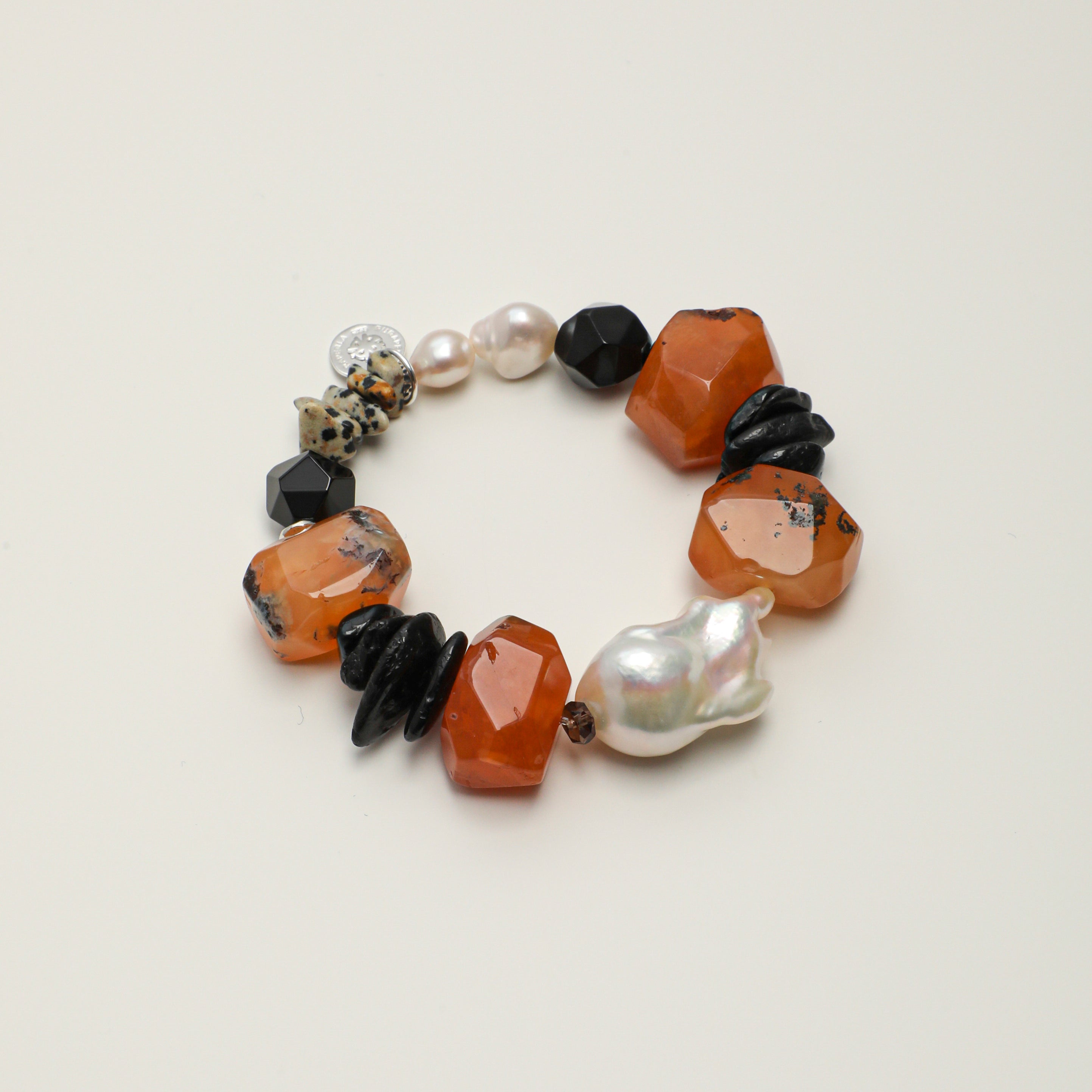 Smoky Quartz Black Tourmaline Tourmaline Bracelet PS2508275 main product image