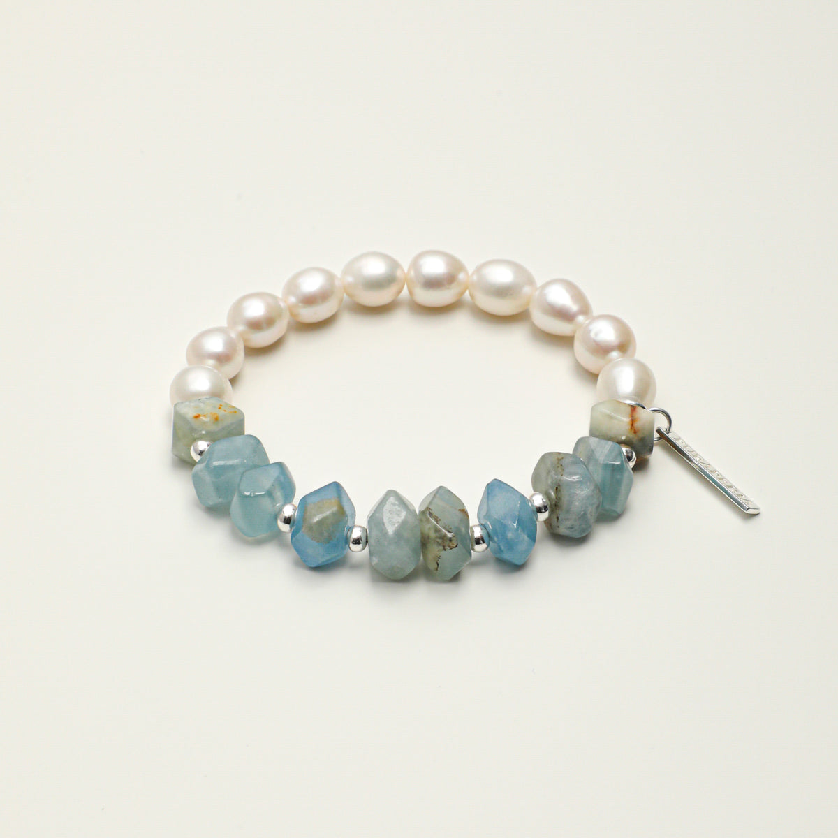 Sterling Silver Faceted Bead Bracelet