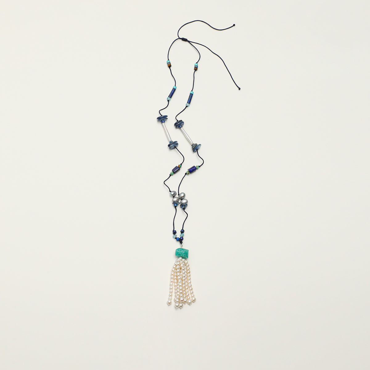 Topaz Amazonite Lapis Lazuli Necklace main product image