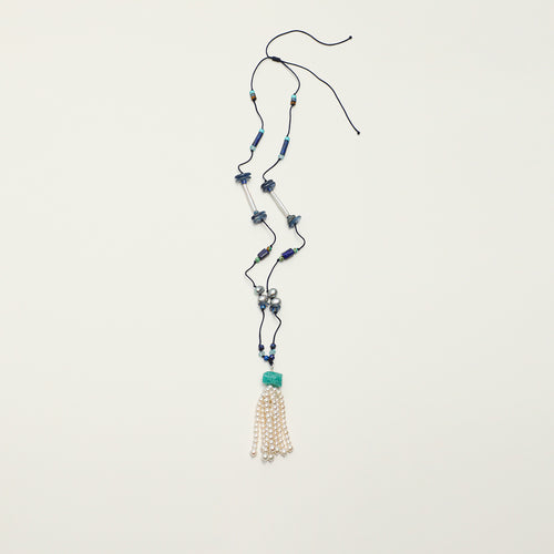 Topaz Amazonite Lapis Lazuli Necklace main product image