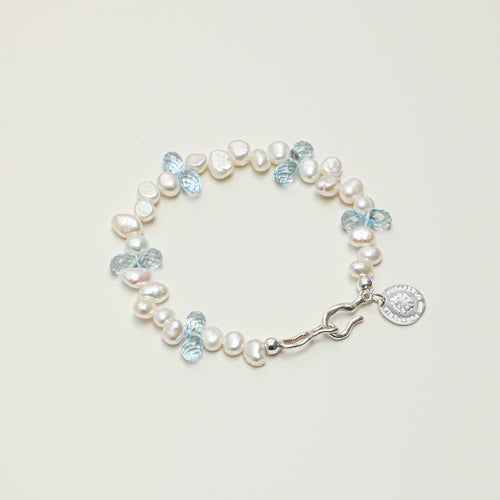 Topaz & Baroque Pearl Bracelet main product image