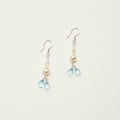 Topaz Clear Quartz Freshwater Pearl Earrings PS2508314 main product image