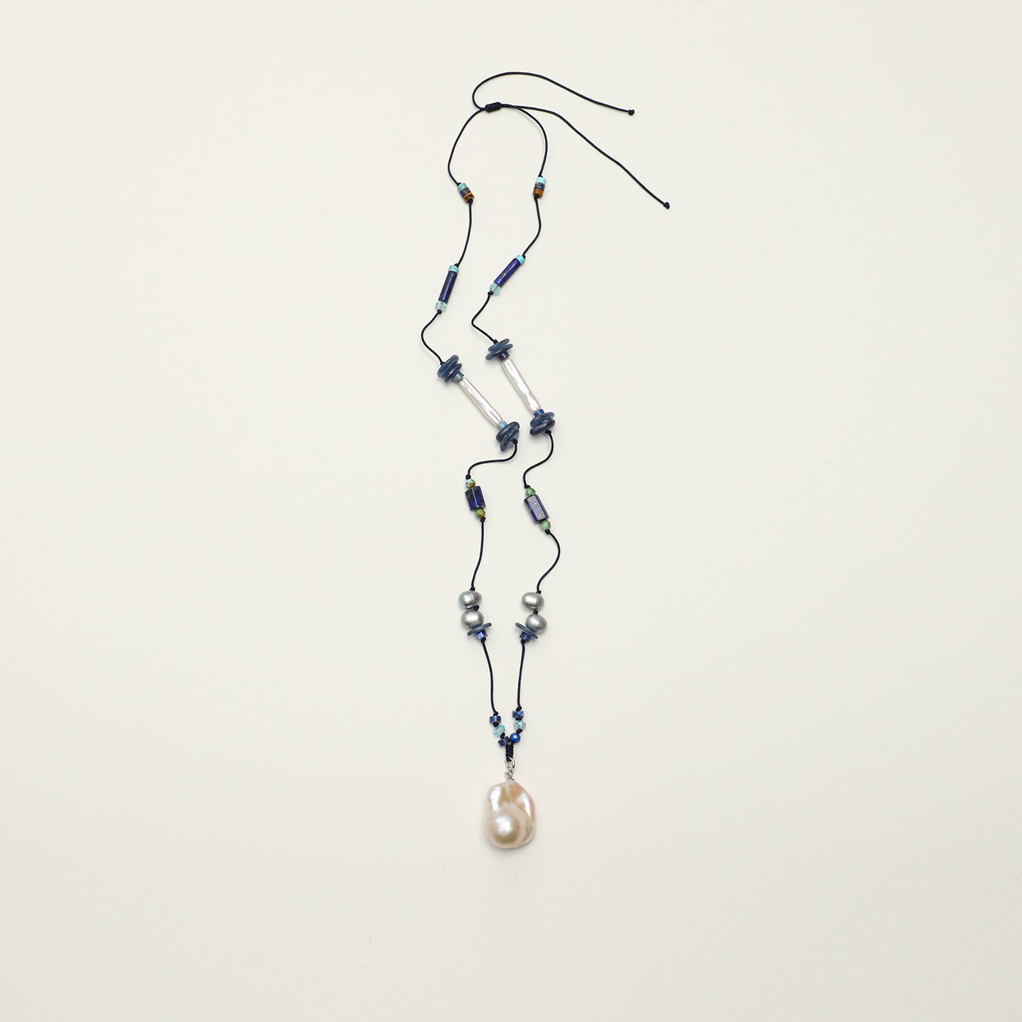Topaz Lapis Lazuli Turquoise Necklace PS2508320 main product image