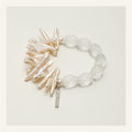 Twist Light Clear Quartz Bracelet