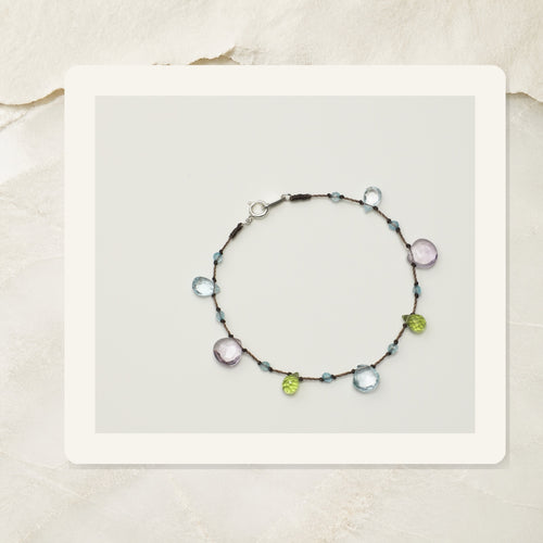 Editorial product view of Violet Dew Topaz Bracelet