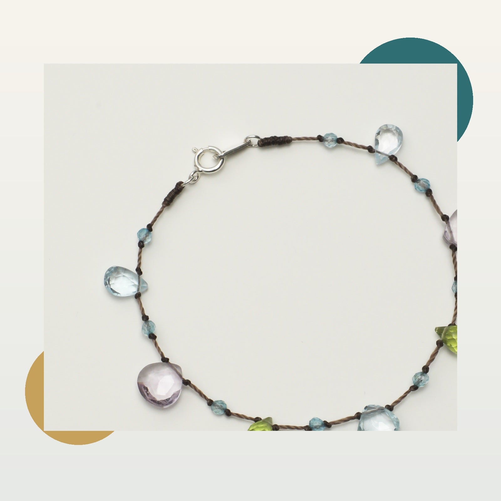 Violet Dew Topaz Bracelet